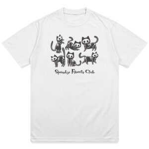 SpookyFloofs_White Spooky Floofs Club Shirt